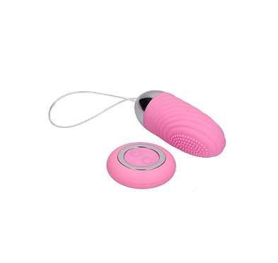 Ethan - Rechargeable Remote Control Vibrating Egg - Pink